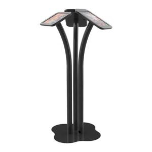 Triple Sided Tablet Floor Stand Kiosk